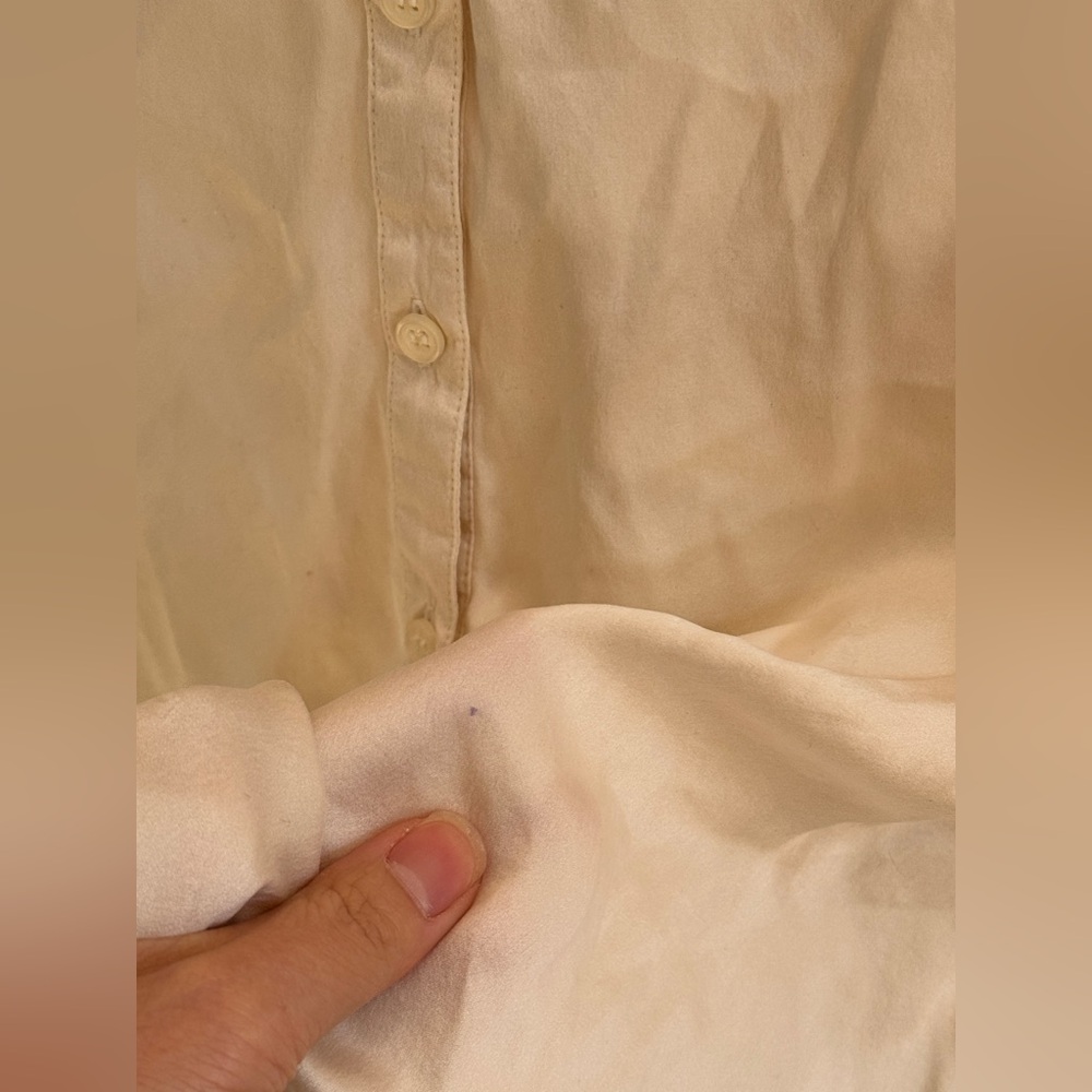 Fred David vintage silk button up blouse - Picture 5 of 9
